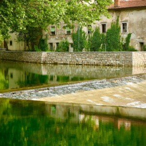 Una delle (almeno) sette sorgenti del Vipava-Vipacco nell’omonimo paese.