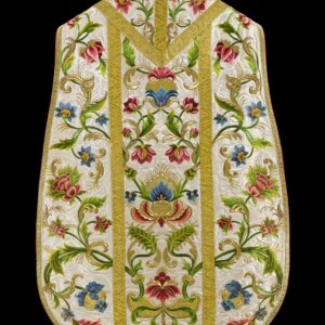 Manifattura del monastero di Sant’Orsola, Pianeta, metà del XVIII secolo.